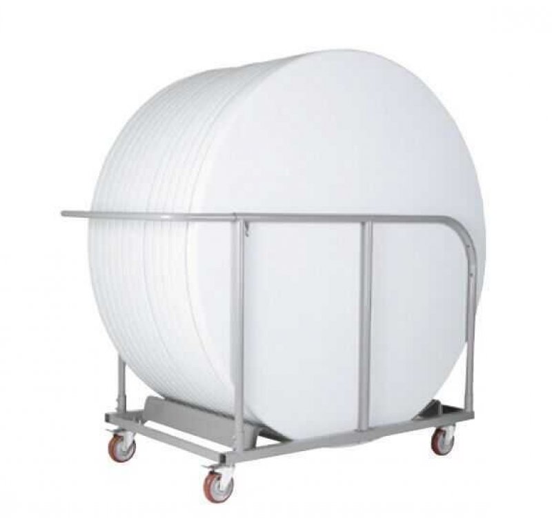 Chariot ECO pour tables Rondes polyéthylène diamètre 150 et 180cm