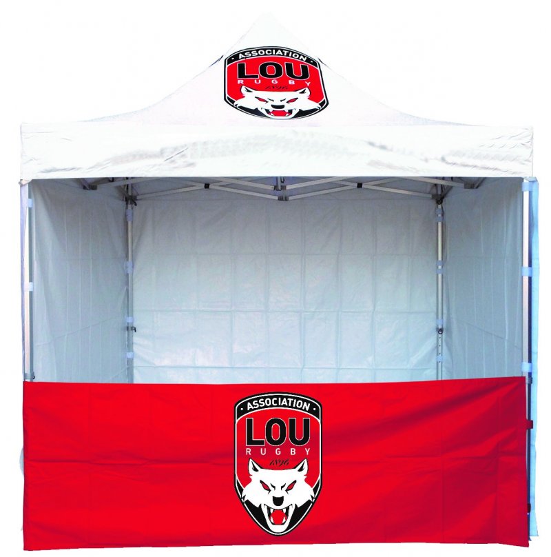 STAND dépliable Aluminium PRO - PERSONNALISE - Toile POLYESTER