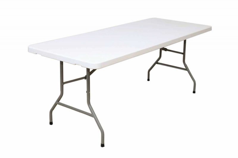 Tectake Table pliante 183 x 76 x 74 cm